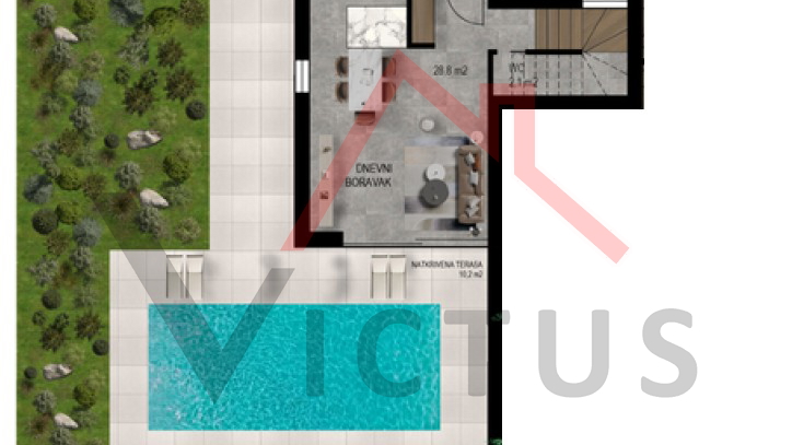 CRIKVENICA - Ekskluzivna dvojna kuća s bazenom