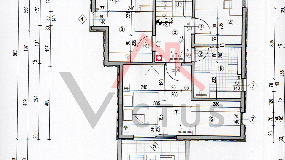 JADRANOVO - Baugrundstück mit Projekt, 490 m2