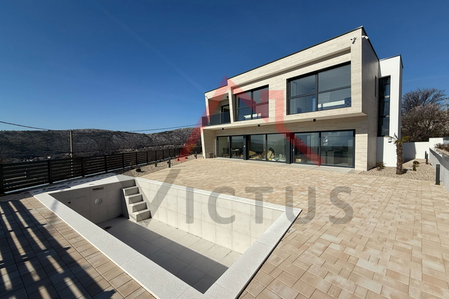 BRIBIR - Modern villa with open sea view and swimming pool