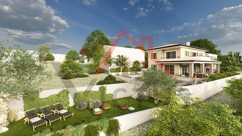 GRIŽANE - Building land with permit