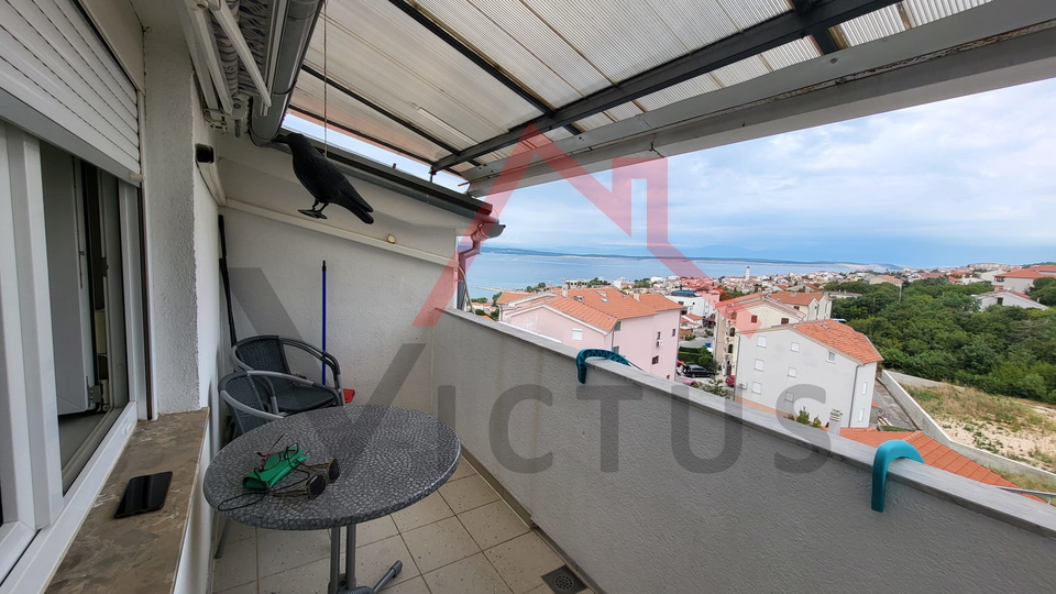 CRIKVENICA - Stan s lođom, 34 m2