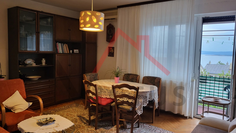 CRIKVENICA - 2 camere + soggiorno con angolo cottura, appartamento vicino al centro, 70 m2