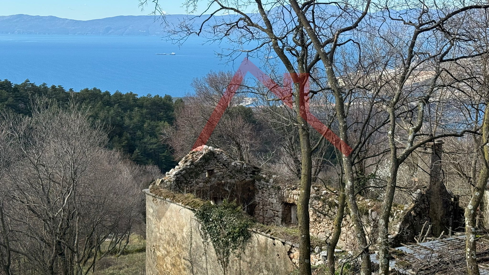 HRELJIN &ndash; Ruine mit Meerblick