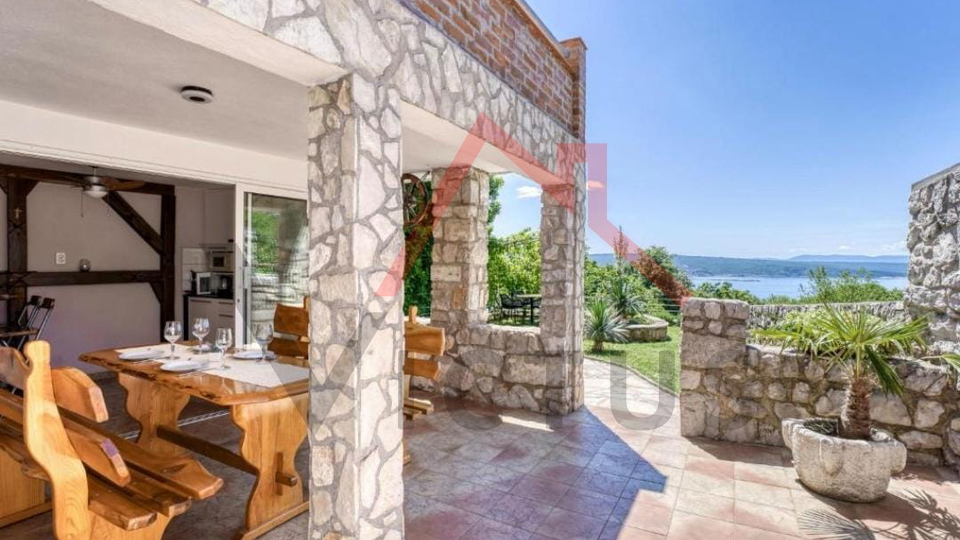 CRIKVENICA &ndash; Steinhaus mit Panoramablick auf das Meer