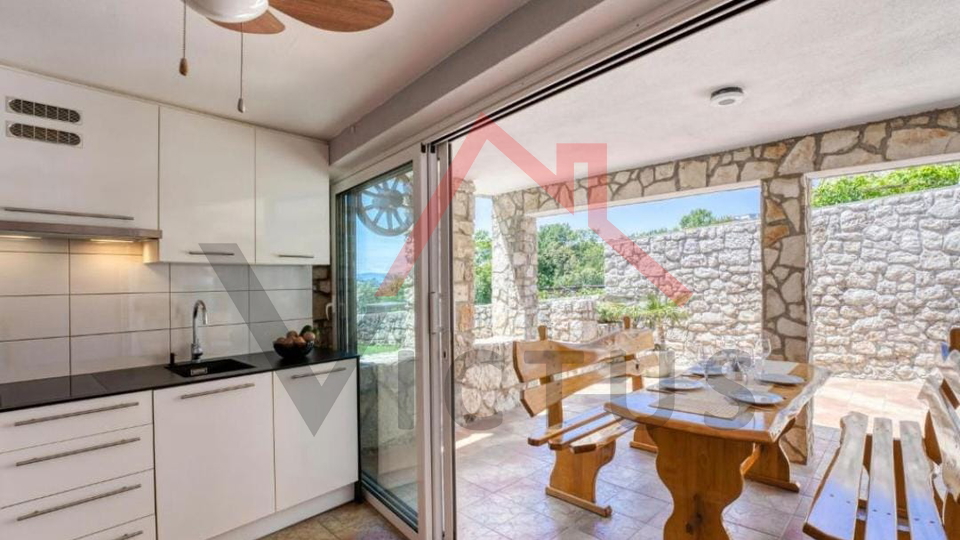 CRIKVENICA &ndash; Steinhaus mit Panoramablick auf das Meer