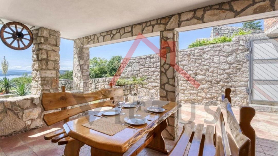 CRIKVENICA &ndash; Steinhaus mit Panoramablick auf das Meer