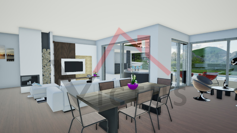 JADRANOVO - Gra&dstrok;evinsko zemlji&scaron;te&comma; 200 metara od mora&comma; 703 m2