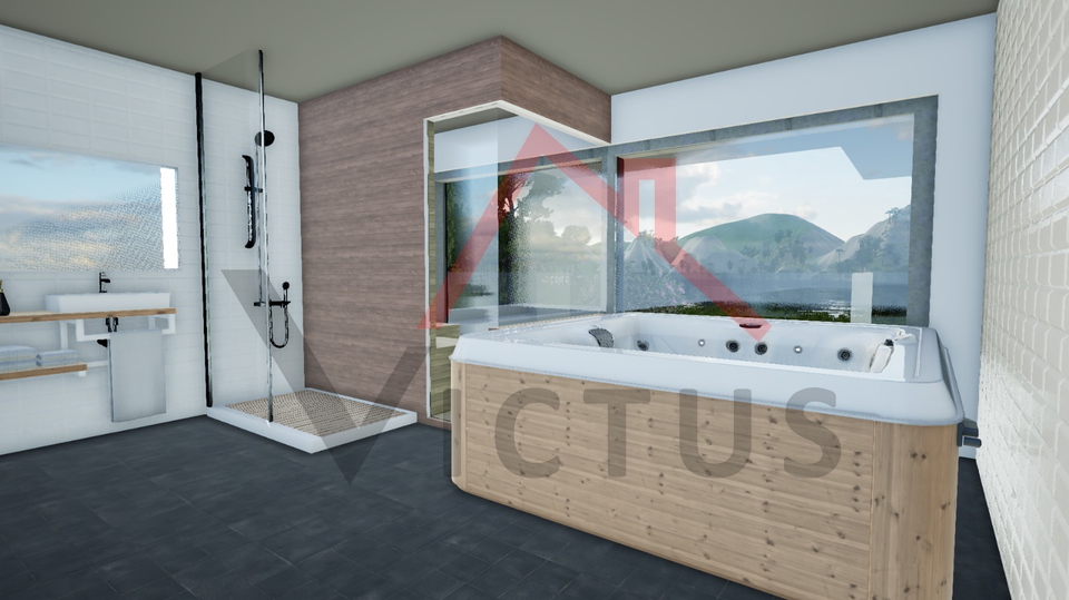 JADRANOVO - Gra&dstrok;evinsko zemlji&scaron;te&comma; 200 metara od mora&comma; 703 m2