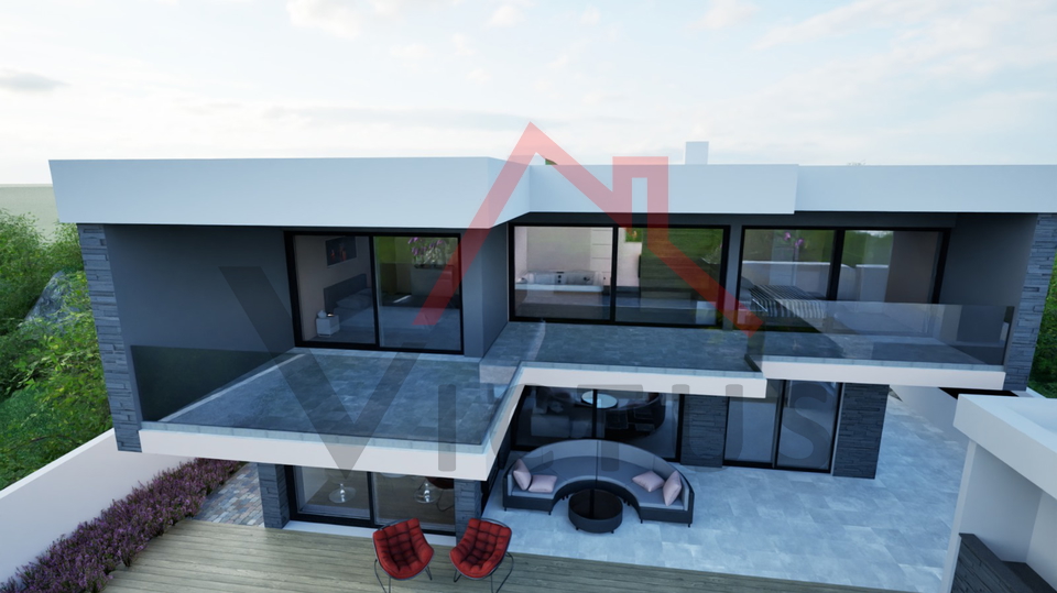 JADRANOVO - Gra&dstrok;evinsko zemlji&scaron;te&comma; 200 metara od mora&comma; 703 m2