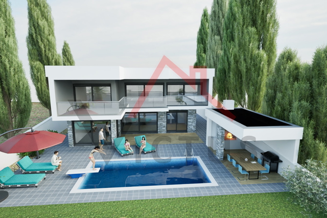 JADRANOVO - Građevinsko zemljište, 200 metara od mora, 703 m2