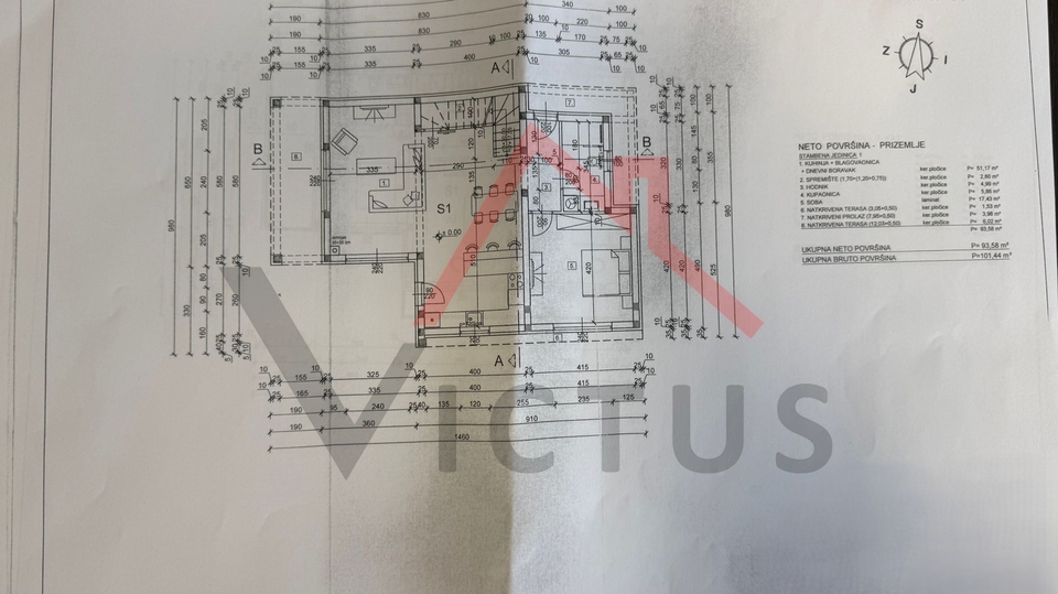 CRIKVENICA - Gra&dstrok;evinsko zemlji&scaron;te s zapo&ccaron;etom gradnjom