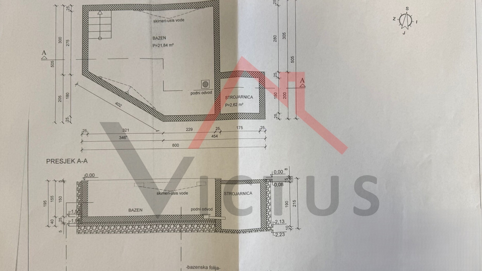 CRIKVENICA - Gra&dstrok;evinsko zemlji&scaron;te s zapo&ccaron;etom gradnjom