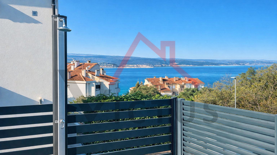 CRIKVENICA - 2 Zimmer &plus; Wohnzimmer&comma; Wohnung mit Pool