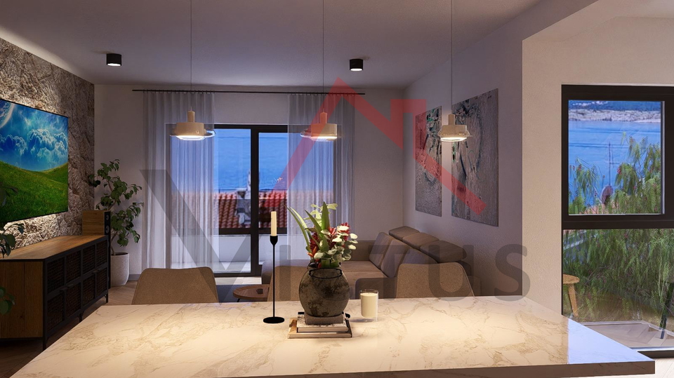 DRAMALJ - 3S&plus;DB&comma; stan udaljen 200 metara od mora&comma; 130 m2