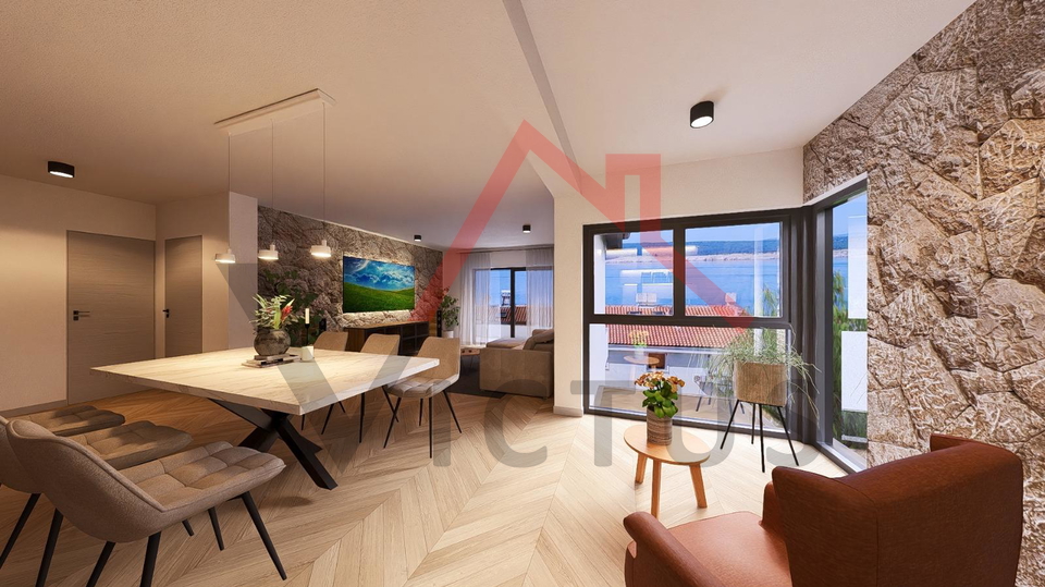 DRAMALJ - 3S&plus;DB&comma; stan udaljen 200 metara od mora&comma; 130 m2