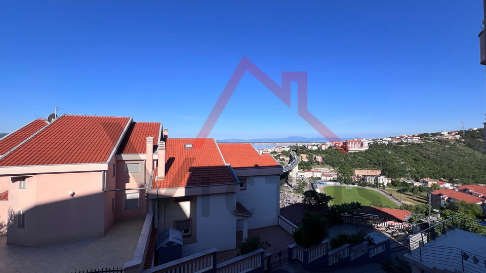 CRIKVENICA - 3 Zimmer &plus; Esszimmer&comma; ger&auml;umige Wohnung mit Meerblick&comma; 77 m&sup2;