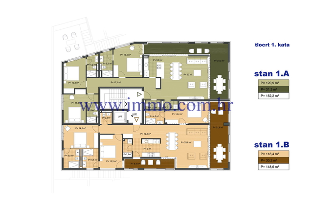 Appartamento, 120 m2, Vendita, Vela Luka