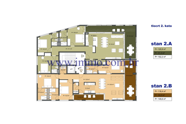 Appartamento, 120 m2, Vendita, Vela Luka