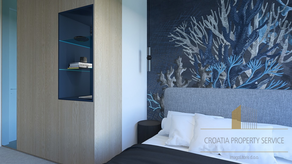 Luxurious apartment with a private pool and sea view – Grebaštica, Šibenik!
