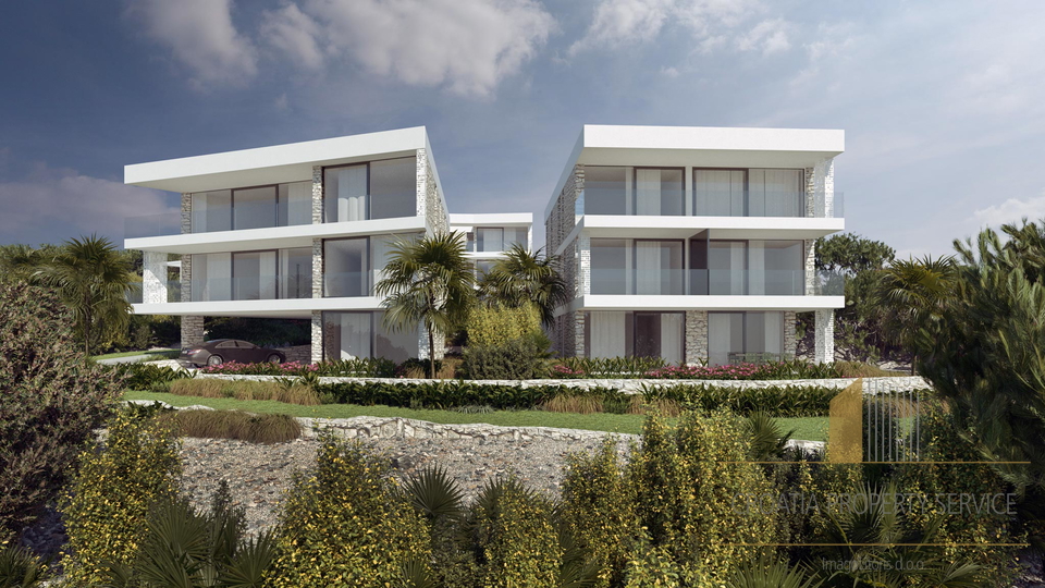 Luksuzni penthouse s pogledom na morje 50 m od plaže – Kalebova Luka!