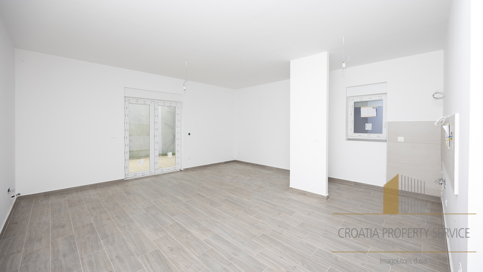 One-room apartment in a new building 160 m from the sea in the vicinity of Primošten!