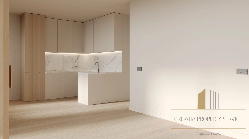 Luxuswohnung mit Garten und Meerblick in einem modernen Neubau - Nin!