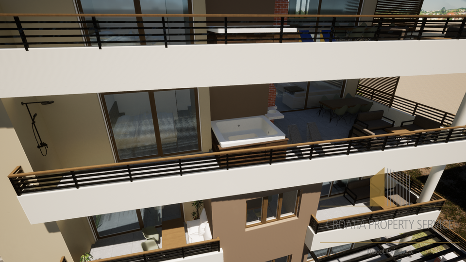 Luxury three-room apartment in a modern new building – Makarska!