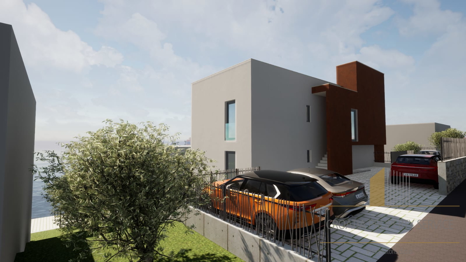 Luxury three-bedroom apartment in a new building 150 meters from the beach! Čiovo, Trogir!