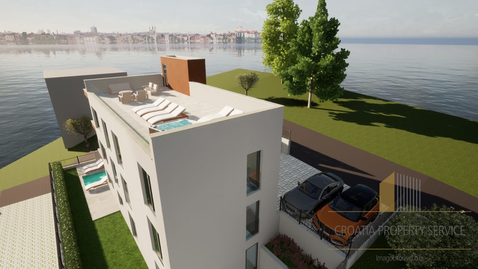 Luxury three-bedroom apartment in a new building 150 meters from the beach! Čiovo, Trogir!