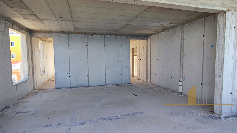Appartamento di lusso con due camere in nuova costruzione, fronte mare, sull'isola di Pag!