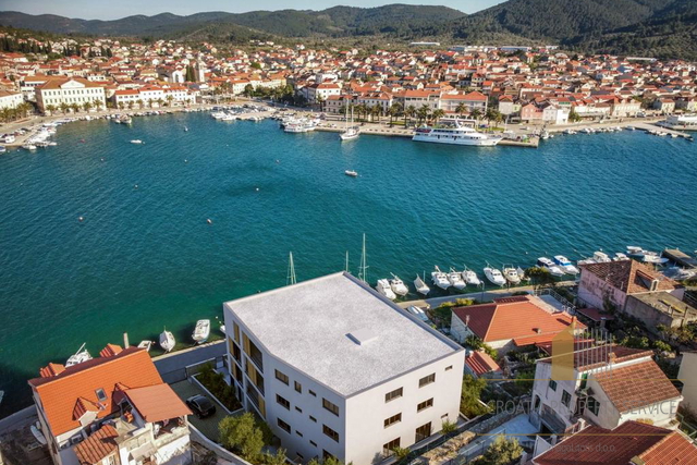 Luxury apartments in an urban building under construction 1st row to the sea in Vela Luka!