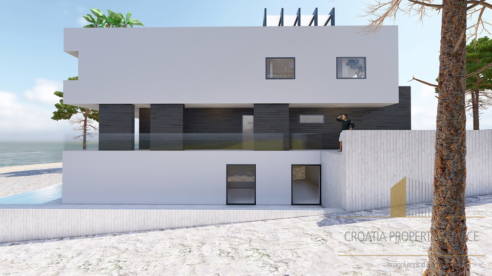 Luxury modern apartments first row to the sea near Zadar!