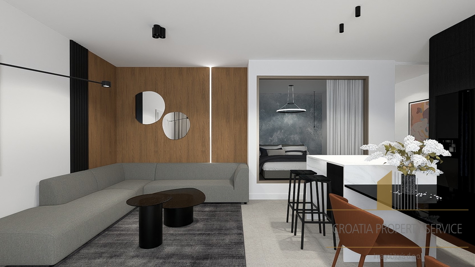 Luxury apartment with a private pool, second row to the sea – Grebaštica, Šibenik!