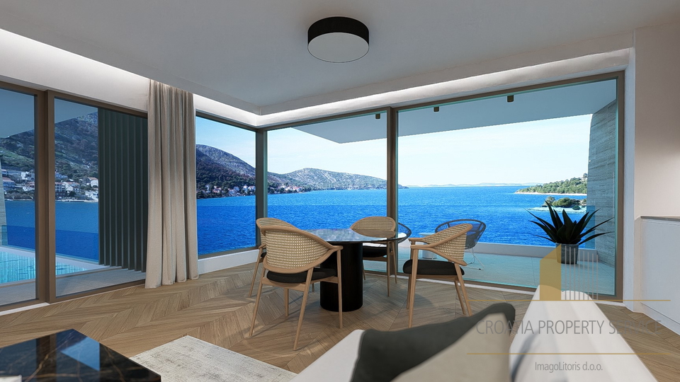 Luxurious apartment with a private pool and sea view – Grebaštica, Šibenik!