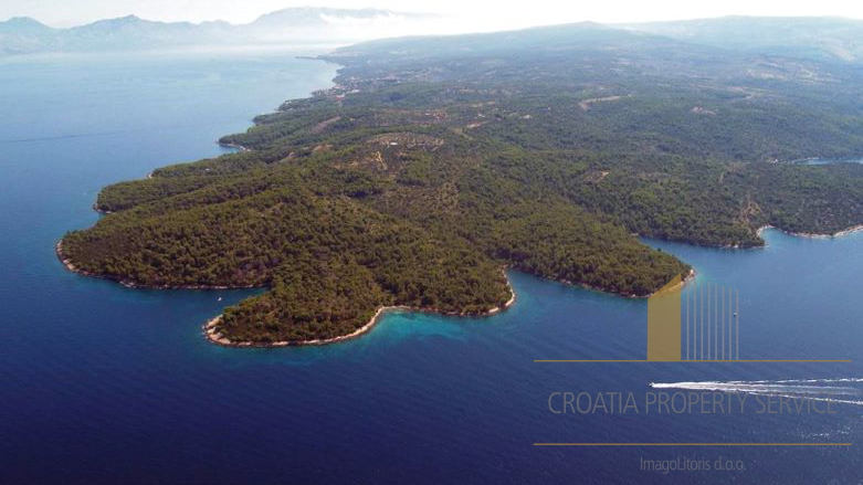 Agricultural land 150 m from the sea with a conceptual design of rural tourism on the island of Brac!