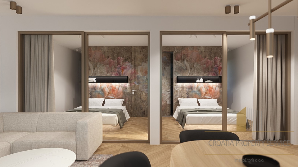 Luxury penthouse with a pool and rooftop terrace, second row to the sea – Grebaštica, Šibenik!