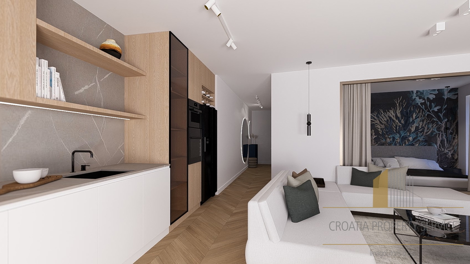 Luxurious apartment with a private pool and sea view – Grebaštica, Šibenik!