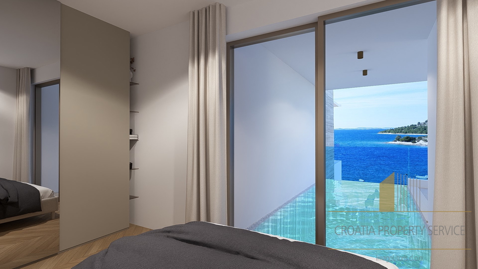 Luxury penthouse with a pool and rooftop terrace, second row to the sea – Grebaštica, Šibenik!