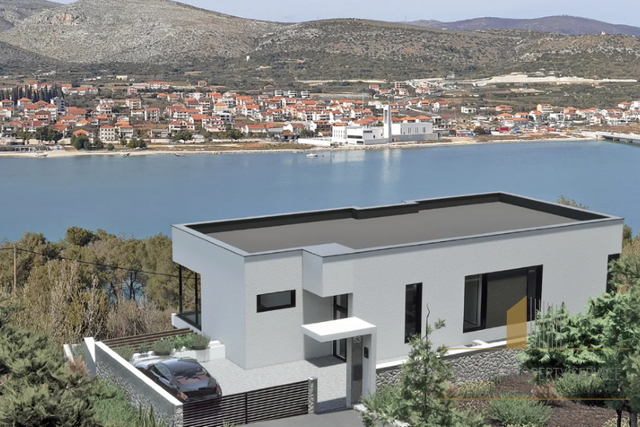 Attractive villa under construction with a sea view on the island of Čiovo!