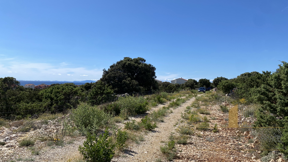 Building plot with a view of the sea at the top of Mandra - the island of Pag!