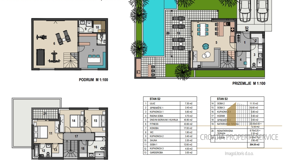 Luxus-Maisonette-Wohnung in zweiter Reihe vom Meer - Mandre, Insel Pag!