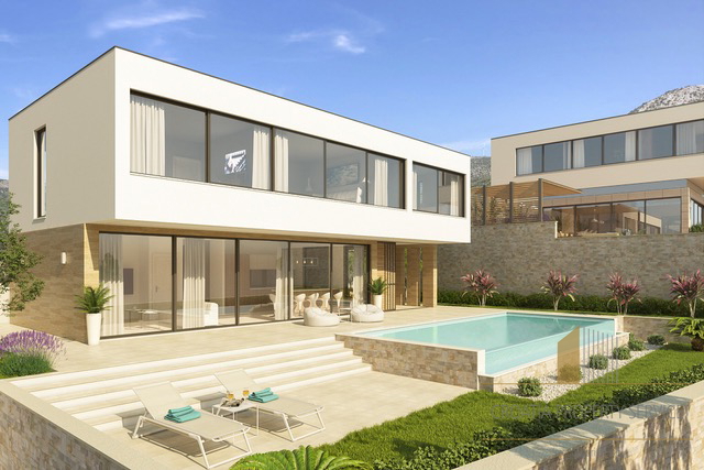 Luxury villa with a beautiful view of the sea in the vicinity of Trogir!