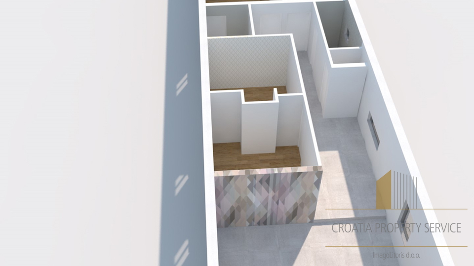 Modern two-story apartment with a roof terrace 45 m from the sea in the vicinity of Zadar!