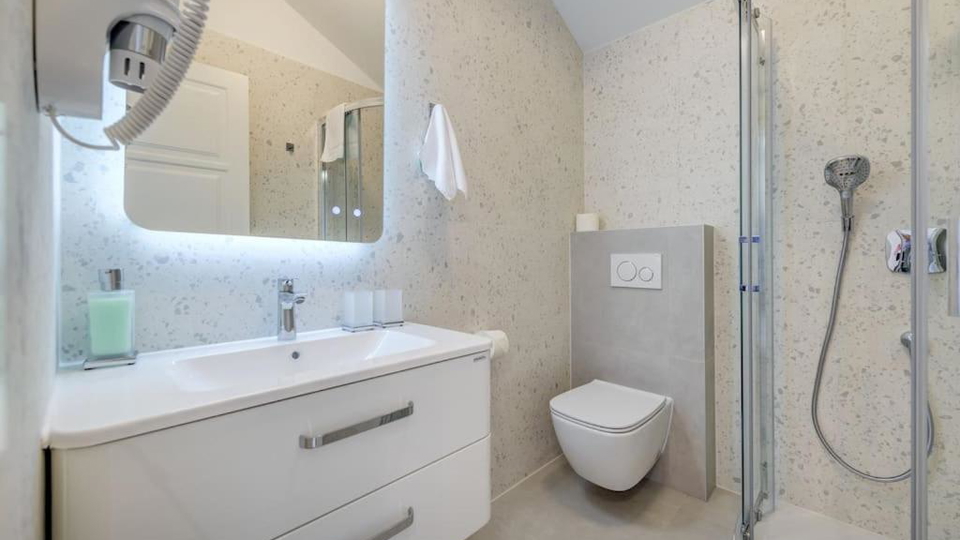 New luxury villa with infinity pool&comma; wellness area&comma; and sea view near Rogoznica
