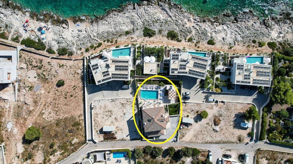New luxury villa with infinity pool&comma; wellness area&comma; and sea view near Rogoznica