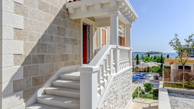 New luxury villa with infinity pool&comma; wellness area&comma; and sea view near Rogoznica