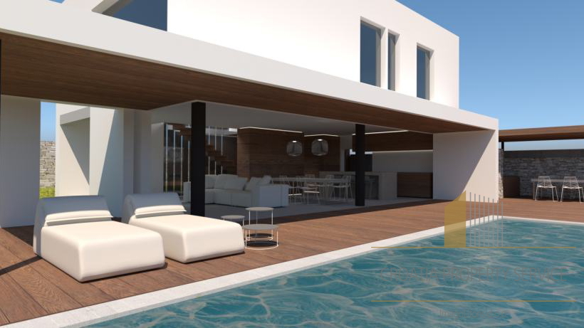 Villa con piscina in costruzione a 100 m dal mare a Bol, sull'isola di Brač!
