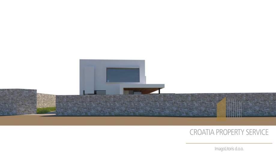 Villa con piscina in costruzione a 100 m dal mare a Bol, sull'isola di Brač!
