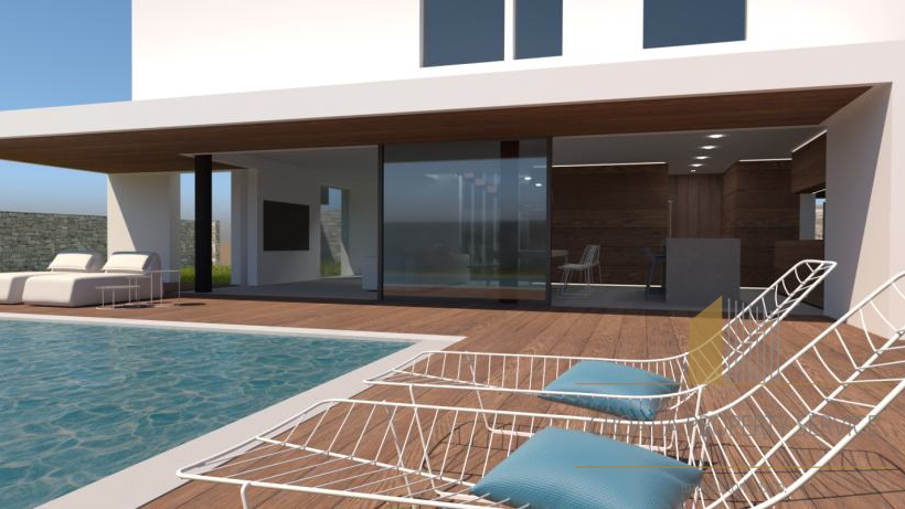 Villa con piscina in costruzione a 100 m dal mare a Bol, sull'isola di Brač!