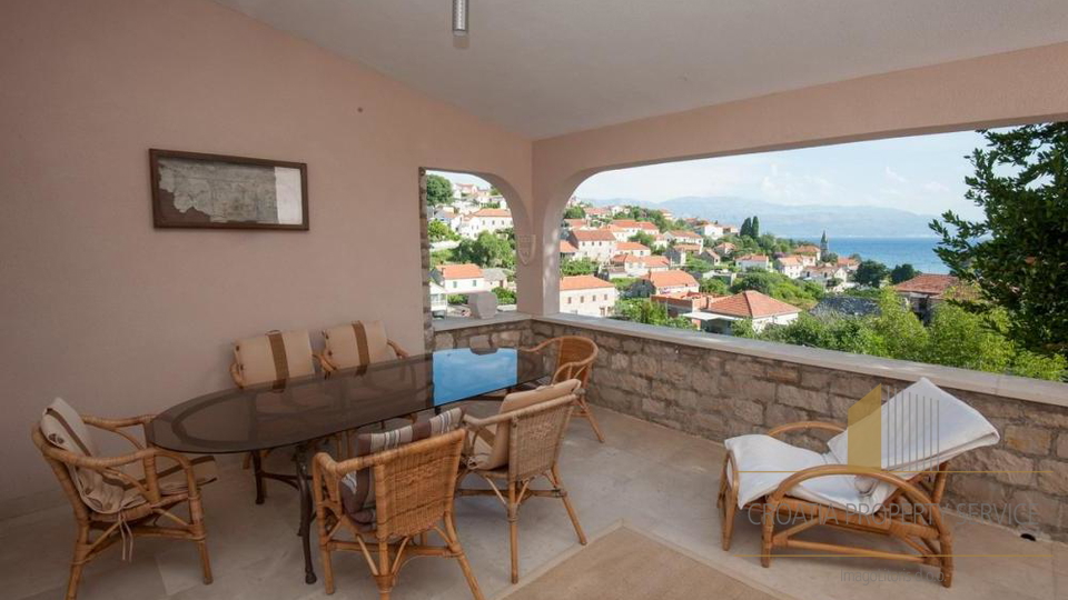 Beautiful  Mediterranean villa with a sea view in Splitska on the island of Brač!